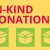 In-kind Donation